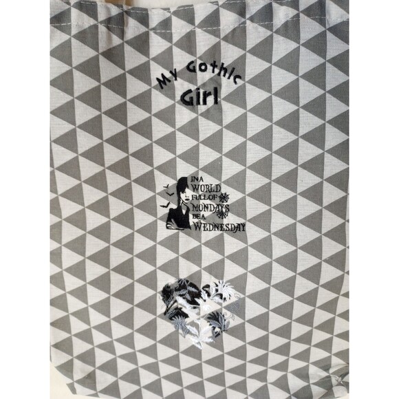 MGG My Gothic Girl Women's Shoulder Canvas Tote Bag Med. Geometric Pattern - Picture 8 of 8